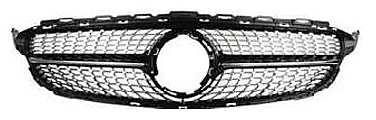 Mercedes W205 AMG Grille Black Ön Panjur - 1
