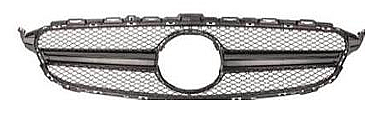 Mercedes W205 AMG Grille Black Ön Panjur - 1