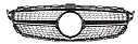 Mercedes W205 Diamond Grille Black Ön Panjur