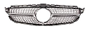 Mercedes W205 Diamond Grille Silver Ön Panjur