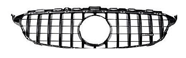 Mercedes W205 GT Grille Black Ön Panjur - 1