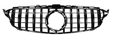 Mercedes W205 GT Grille Black Panjur - 1