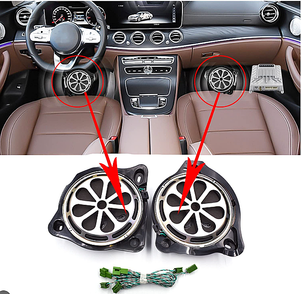 Orjinal Sağ Ayak Altı Subwoofer C-Class W205 E-Class W213 S-Class W222 GLC X253 - 2