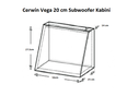 Oto Subwoofer Kabini 20 Cm Cerwin Vega - 3