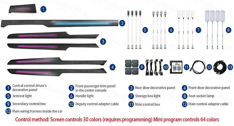 Passat B 8.5 Carbon Trimli İç Ambiyans Aydınlatması - 1