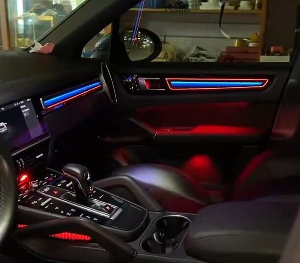 Porsche Cayenne 18-23 Rgb Trimli iç Ambiyans Aydınlatması - 1