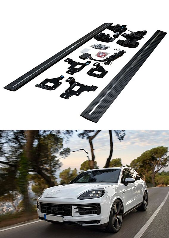 Porsche Cayenne Hibrit 2018-2024 Elektrikli Basamak - 1