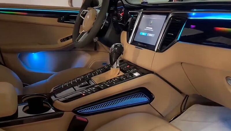 Porsche Macan 18-24 Rainbow Trimli İç Ambiyans Aydınlatması - 2