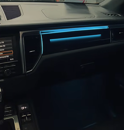 Porsche Macan 2014 Trimli İç Ambiyans Uygulaması - 2