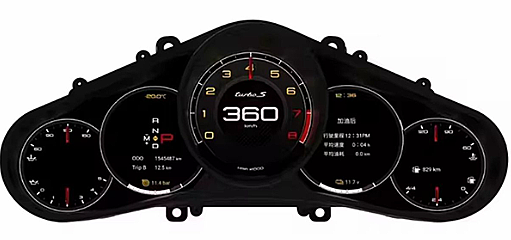 PORSCHE PANEMERA 2010-2016 LİNUX HAYALET GÖSTERGE - 1