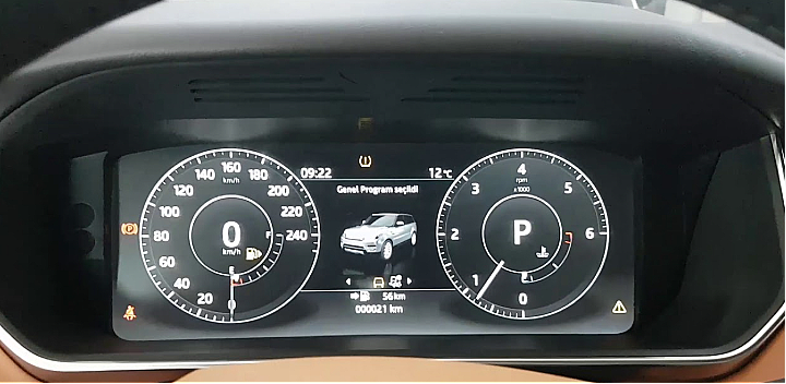 Range Rover Sport 2014-2017 Hayalet Gösterge Paneli - 1