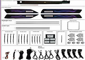 Range Rover Sport Trimli Rainbow Ambiyans Seti Model 1 - 1