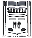 Range Rover Vougue (2018-2022) Black Versiyon Izgara Kit