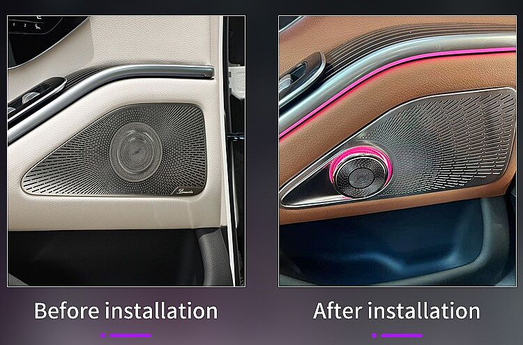 S Class W223 Arka Motorlu Tweeter Kapakları - 1