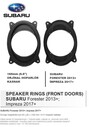 Subaru Araçlara Ön Kapı Yerlerine Orjinal 16 Cm Hoparlör Kasnağı - 2