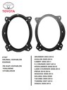 Toyota Araçlara Ön Kapı Yerlerine 16 Cm Hoparlör Kasnağı - 3