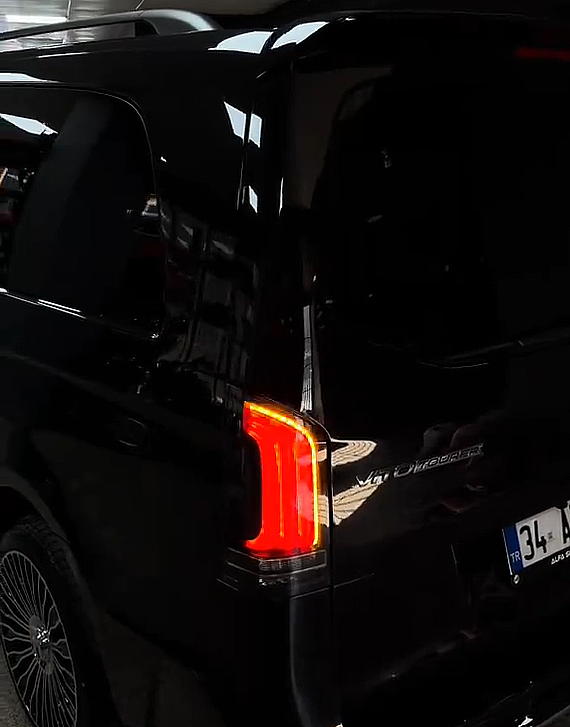 Mercedes Benz Vito 124 Cdi Mercedes Logolu Sinyal, Işıklı Mercedes Logo, Ön-Arka Tampon, Smoke Sinyal ve Jant Uygulaması - 5
