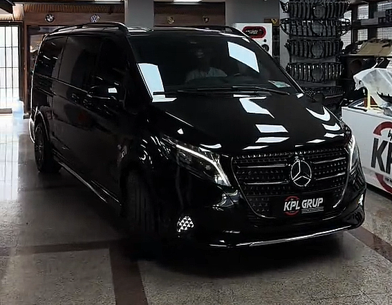 Mercedes Benz Vito 124 Cdi Mercedes Logolu Sinyal, Işıklı Mercedes Logo, Ön-Arka Tampon, Smoke Sinyal ve Jant Uygulaması - 1