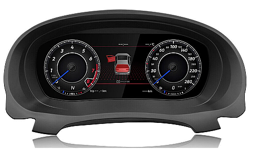 VW Golf 6 Hayalet Ekran VWDG05 - 1