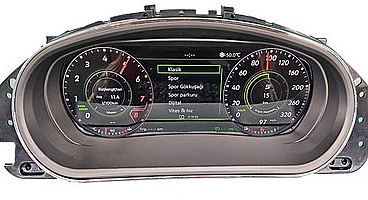 VW Passat B7 2D Hayalet Ekran - 1