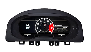 VW Scricco 2010-2016 3D Linüx Hayalet Gösterge Paneli - 1